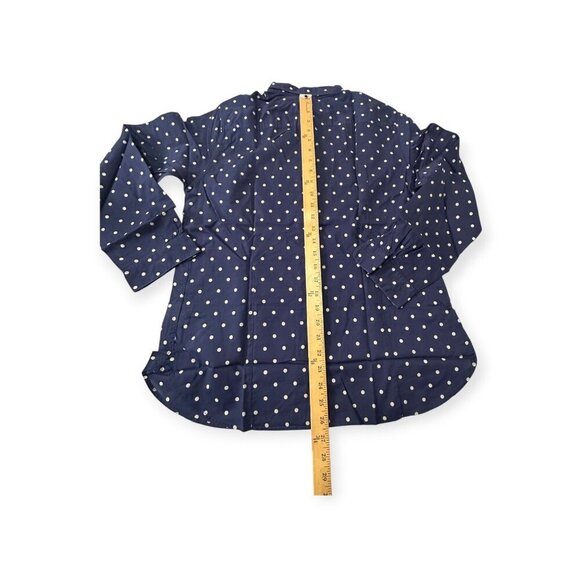 A set of 2 Uniqlo  Cotton Shirts,  Size XL, Blue dots, Black/white Gingham Check - Picture 11 of 16